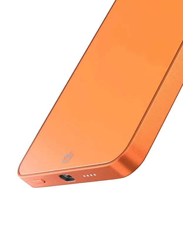 Внешний аккумулятор VLP Diamond Energy MagSafe, Qi2, 5000 mAh, 3A, USB-C, оранжевый