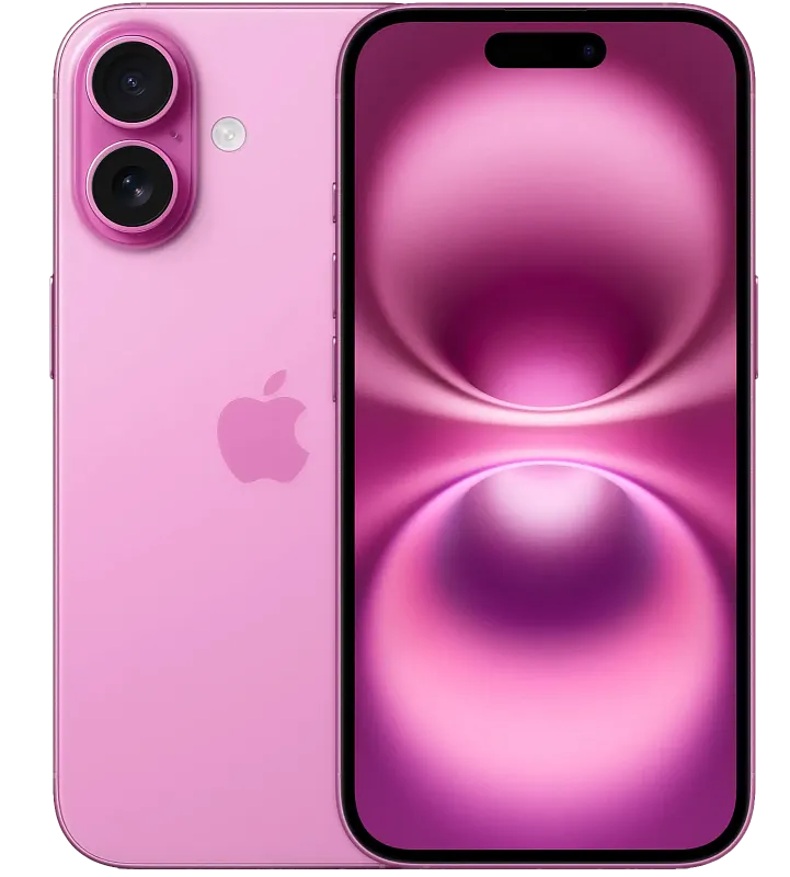 Apple iPhone 16, 256 ГБ, розовый