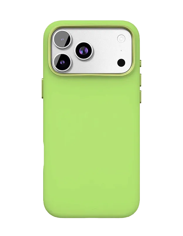 Чехол защитный VLP Aster Pro Case с MagSafe для iPhone 17 Pro Max, лайм