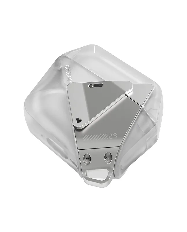 Чехол для AirPods 4, Aulumu A29, полупрозрачный белый