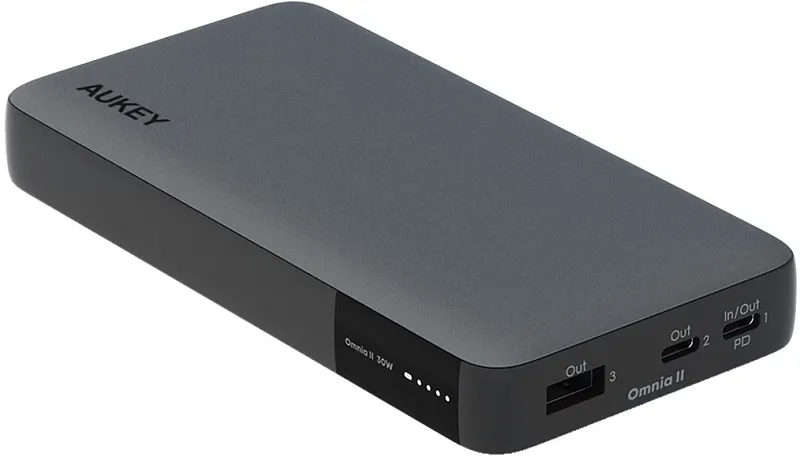 Внешний аккумулятор Aukey Sprint X 20000 30W Cерый
