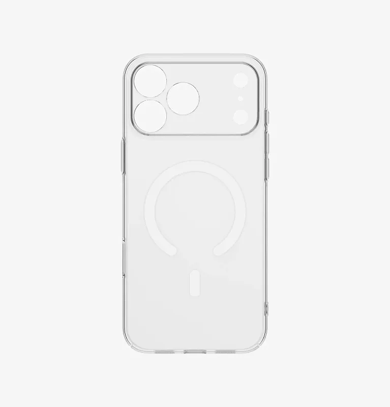 Чехол Uniq AirSuit Glossy Clear для iPhone 17 Pro Max/18 Pro Max, MagSafe, прозрачный