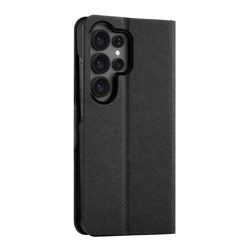 Чехол-книжка защитный uBear Memo Case для Samsung Galaxy S26 Ultra, искусственная кожа, черный