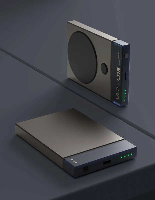 Внешний аккумулятор VLP NEO MagSafe, Qi2, 5000 mAh, 3A, USB-C, "Северное лето"