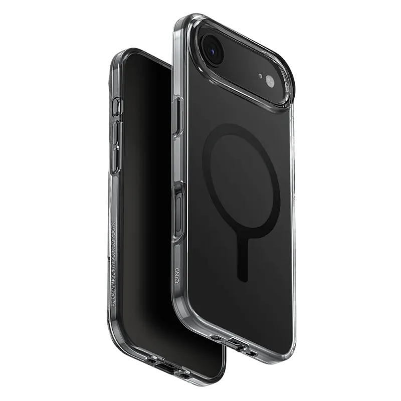 Чехол Uniq для iPhone Air чехол Clario Smoke (MagSafe), чёрный
