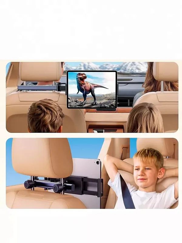 Автомобильный держатель для телефона на подголовник UGREEN Car Headrest Phone Mount, черный