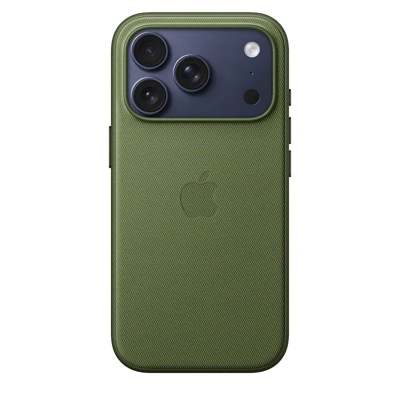 Чехол Apple для iPhone 17 Pro TechWoven MagSafe, зелёный