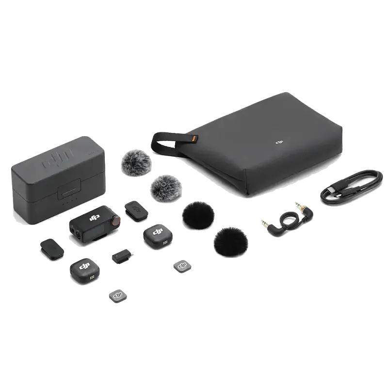 Беспроводной микрофон DJI Mic 3 (2 передатчика + 1 приемник + чехол-аккумулятор)