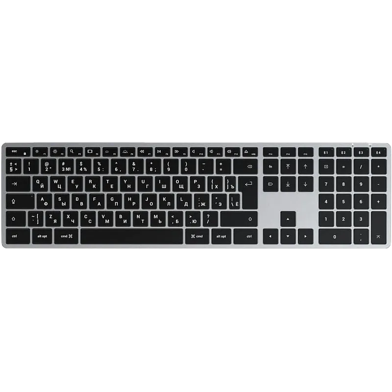 Беспроводная клавиатура Satechi Slim X3 Bluetooth Keyboard, серый космос