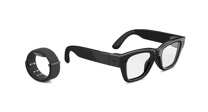 Умные очки c дополненной реальностью Meta Ray-Ban Display, чёрный (Black), размер M (Standard)