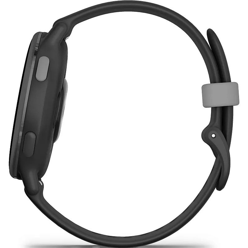 Смарт-часы Garmin Vivoactive 5, черные с серым безелем и силиконовым ремешком, 42 мм