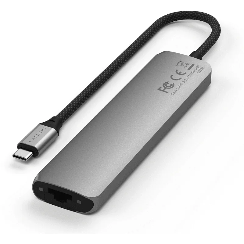 Адаптер Satechi 7-in-1, серый космос