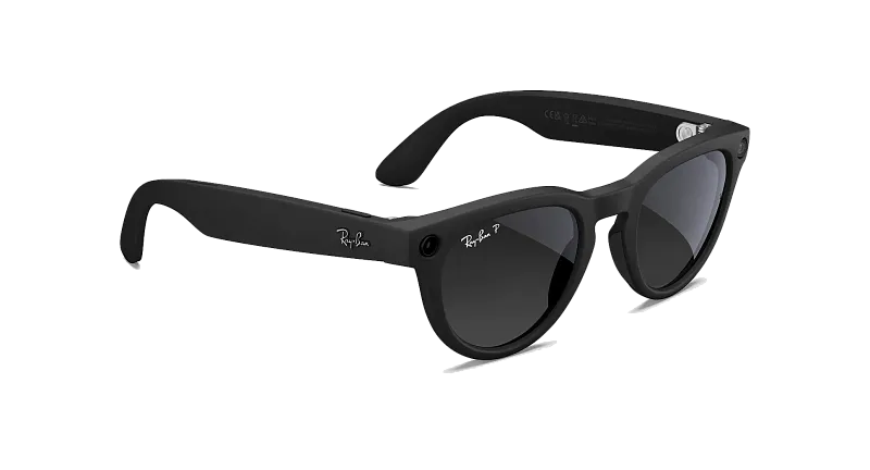 Умные очки Ray-Ban Meta Headliner (Gen 2), матовый чёрный (Matte Black), линзы «графитовый градиент» (Gradient Graphite), оправа с низкой переносицей