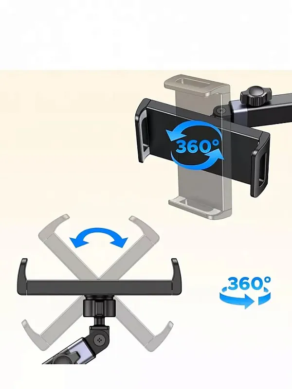 Автомобильный держатель для телефона на подголовник UGREEN Car Headrest Phone Mount, черный