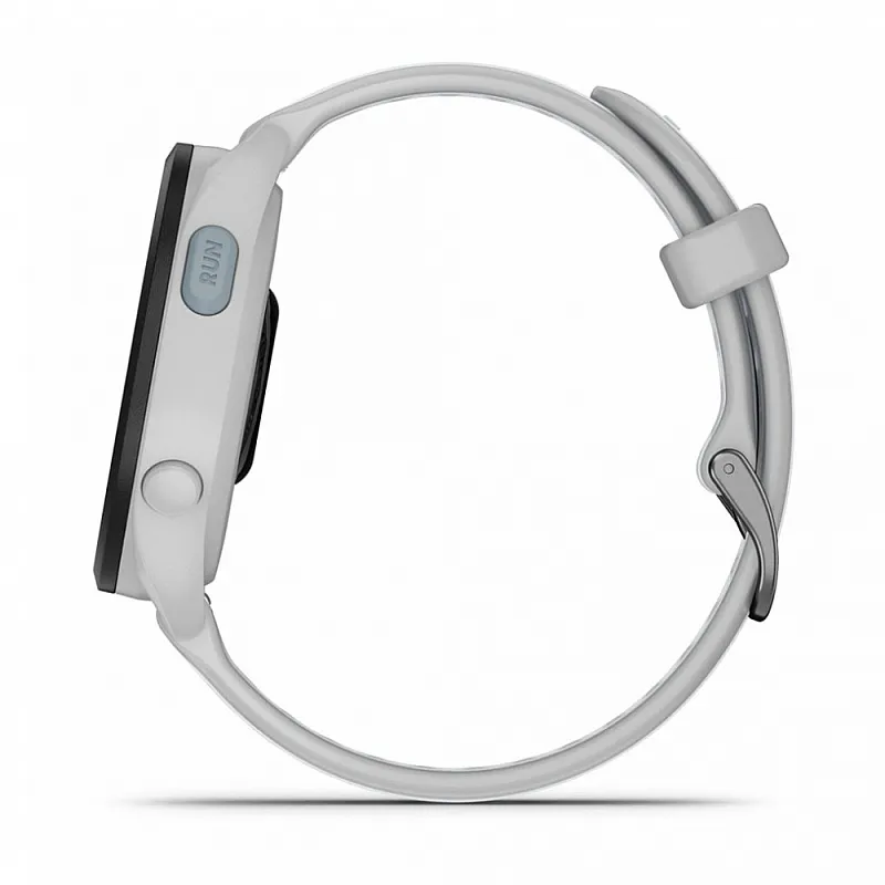 Смарт-часы Garmin FORERUNNER® 165 белые, серый ремешок 43мм