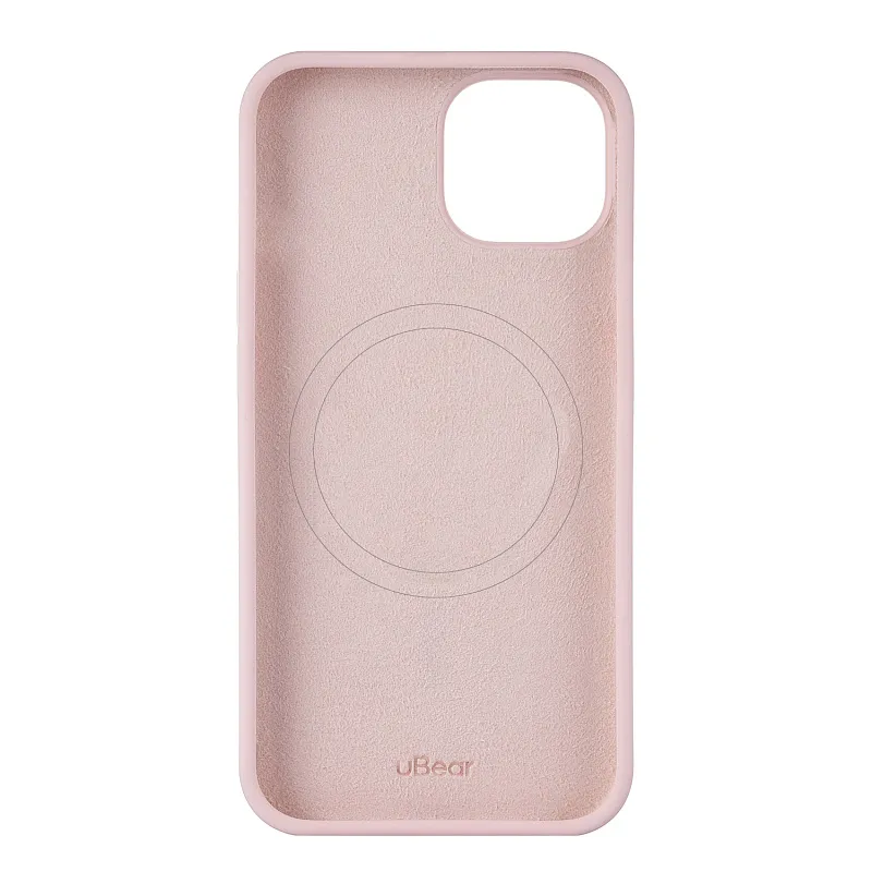 Чехол защитный uBear Touch Mag Case для  iPhone 15, MagSafe совместимый, силикон, софт-тач