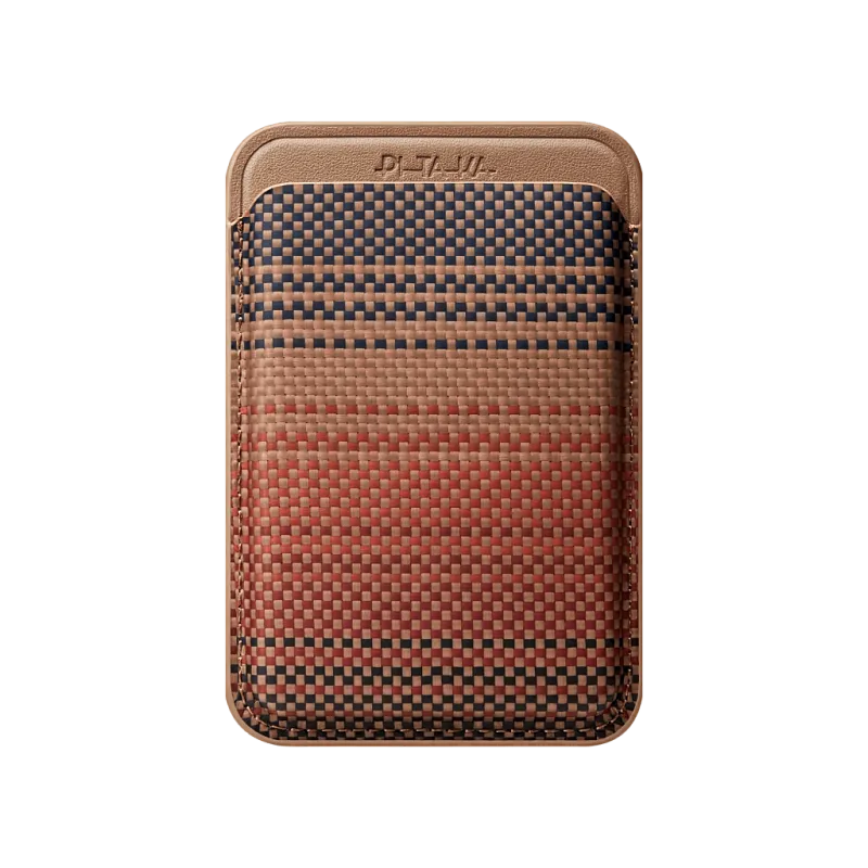 Картхолдер PITAKA MagSafe Woven Wallet, «закат» (Sunset)