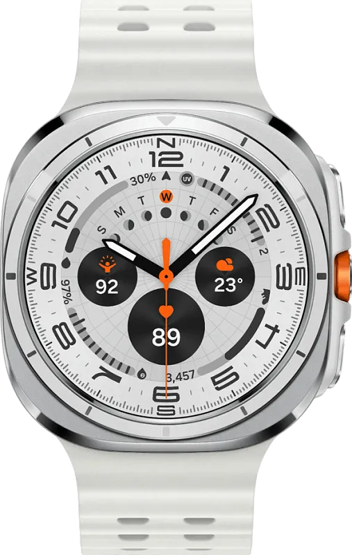 Samsung Galaxy Watch Ultra (2025) LTE, 47 мм, «белый титан»