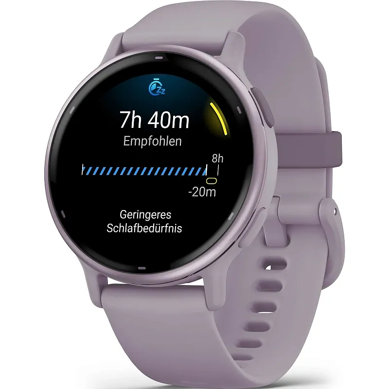 Смарт-часы Garmin Vivoactive 5, цвет орхидеи, с металлическим безелем и силиконовым ремешком, 42 мм