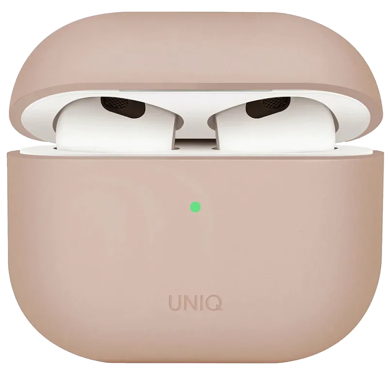 Чехол Uniq для Airpods 4 LINO Liquid silicone Pink