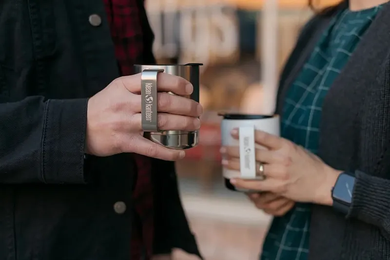 Термокружка Klean Kanteen Camp Mug 12oz (355 мл) Brushed Stainless