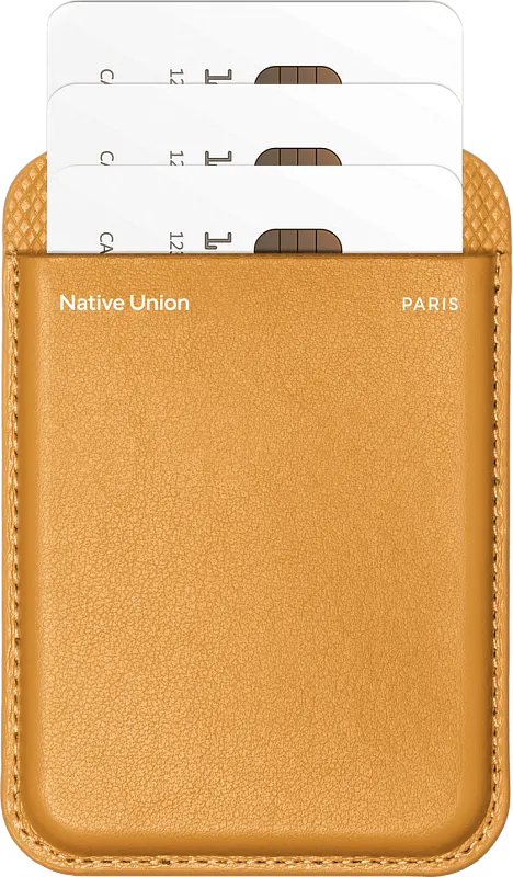 (RE)CLASSIC CARD WALLET KRAFT, чехол для пластиковых карт Native Union, цвет: крафт