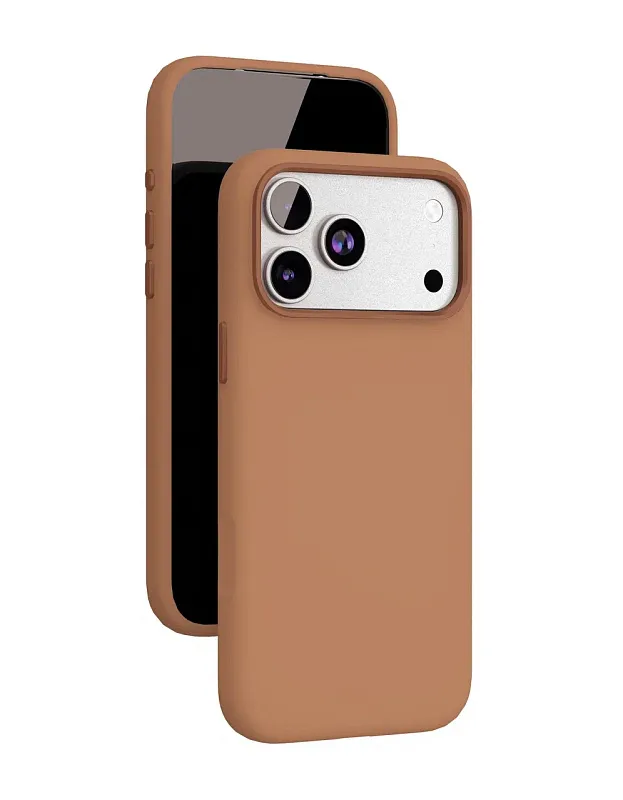 Чехол защитный VLP Aster Pro Case с MagSafe для iPhone 17 Pro Max, мокка