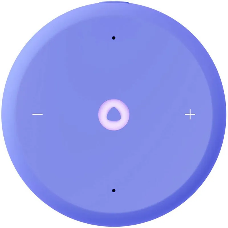 Умная колонка Яндекс Станция Лайт 2 с Алисой, без часов, фиолетовый