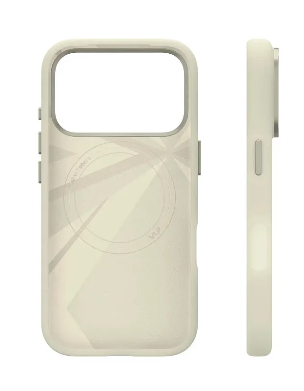 Чехол защитный VLP Aster Pro Case с MagSafe для iPhone 17 Pro, белый