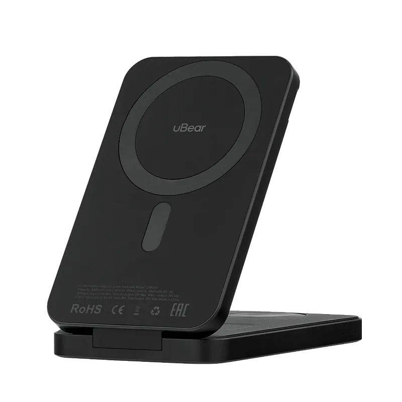 Внешний аккумулятор MagSafe uBear Cruise 3 в 1, 8000мАч, 15W, черный