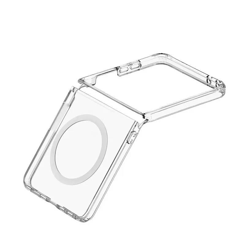 Чехол защитный uBear Real Mag Case для Samsung Galaxy Z Flip8, MagSafe, прозрачный