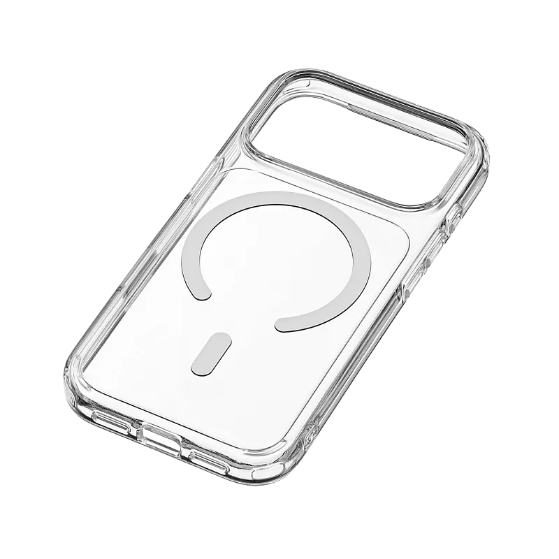 Чехол защитный uBear Real Mag Case для iPhone 17 Pro, MagSafe, прозрачный