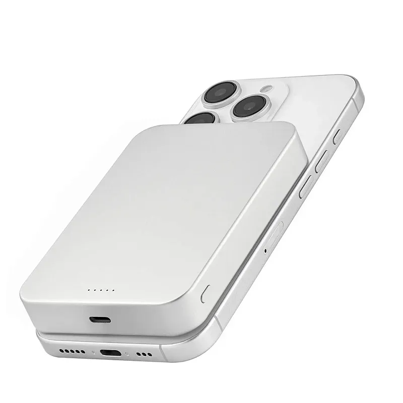 Внешний аккумулятор uBear Slide Magnetic Power bank 10000mAh, PD20W, белый