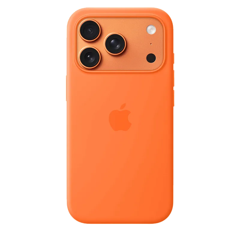 Чехол Apple для iPhone 17 Pro Silicone MagSafe, оранжевый
