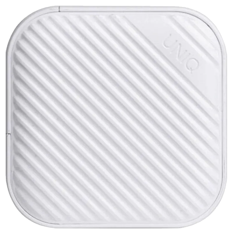 Сетевое зарядное устройство Uniq Verge Pro GaN66 2 USB-C +USB-A Smart IQ (total 66W) White