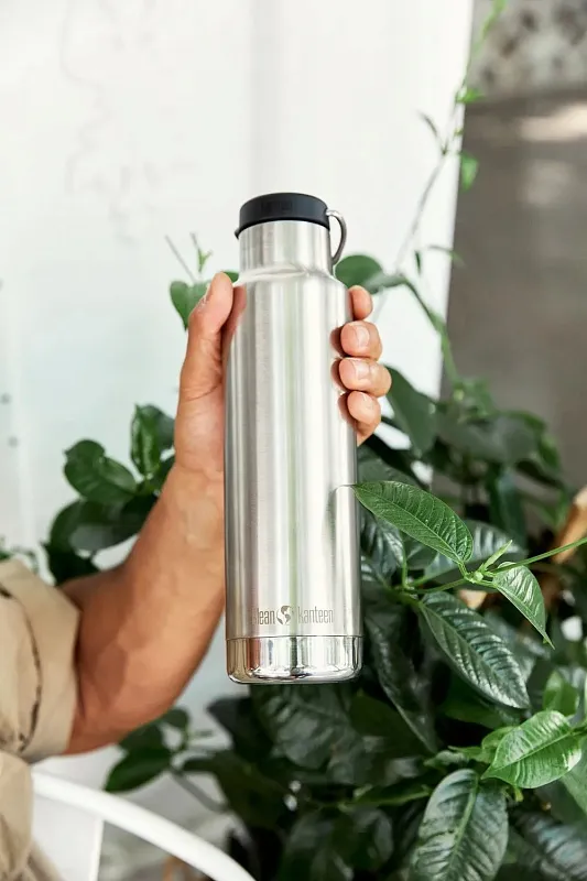 Термобутылка Klean Kanteen NEW Insulated Classic 20oz (592 мл) Brushed Stainless