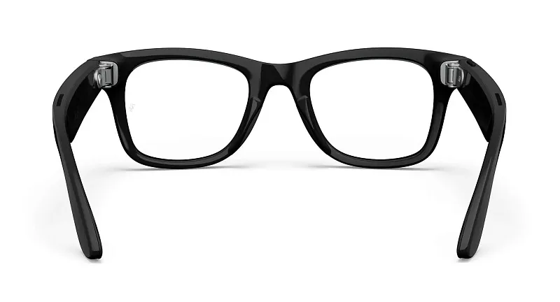 Умные очки Ray-Ban Meta Wayfarer (Gen 1), чёрный глянец (Shiny Black), прозрачные (Clear) линзы, размер M (Standard)