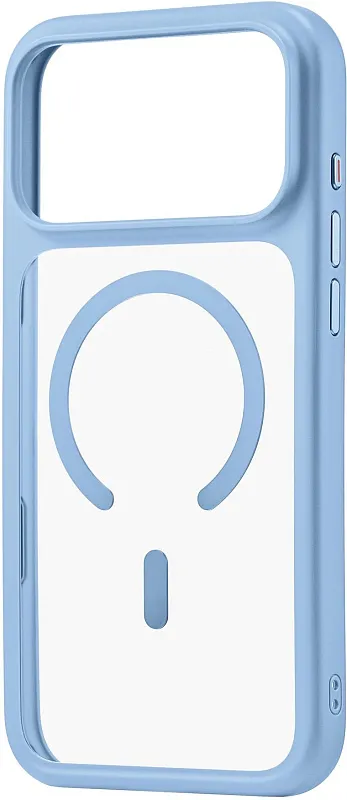 Чехол uBear Shade Case для iPhone 18 Pro Max, MagSafe совместимый, усиленный, силк-тач, голубой