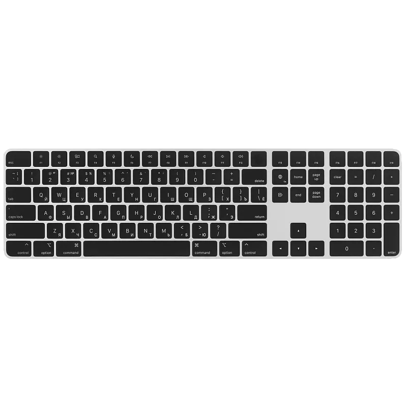 Клавиатура Magic Keyboard с Touch ID и цифровой панелью для Mac с чипом Apple, черный (MMMR3)