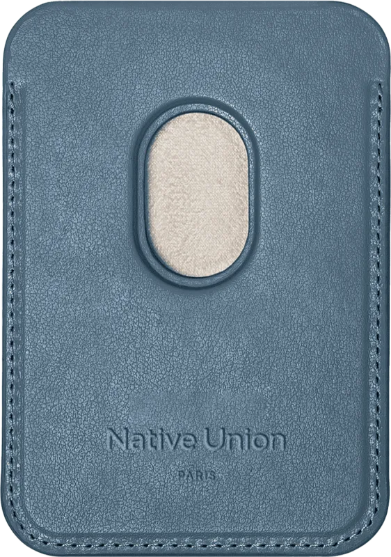 (RE)CLASSIC CARD WALLET NAVY, чехол для пластиковых карт Native Union, цвет: синий