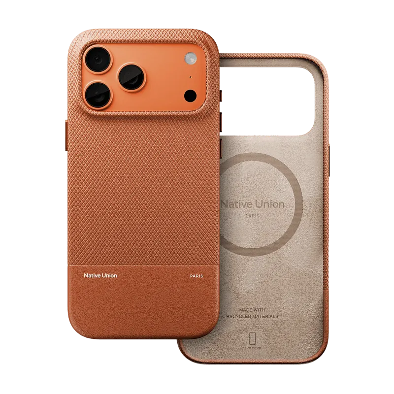 Чехол Native Union (RE)Classic Case для iPhone 18 Pro, коричневый