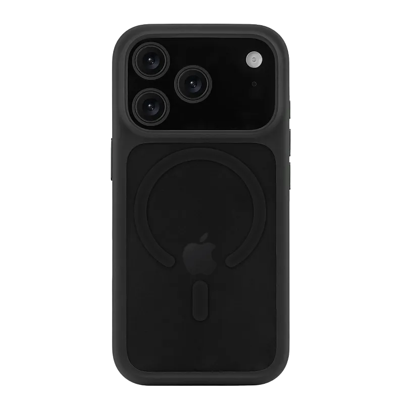Чехол защитный uBear Shade Case для iPhone 17 Pro, MagSafe, чёрный