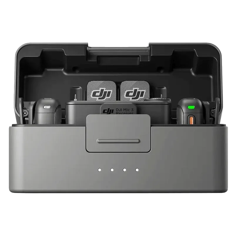 Беспроводной микрофон DJI Mic 3 (2 передатчика + 1 приемник + чехол-аккумулятор)