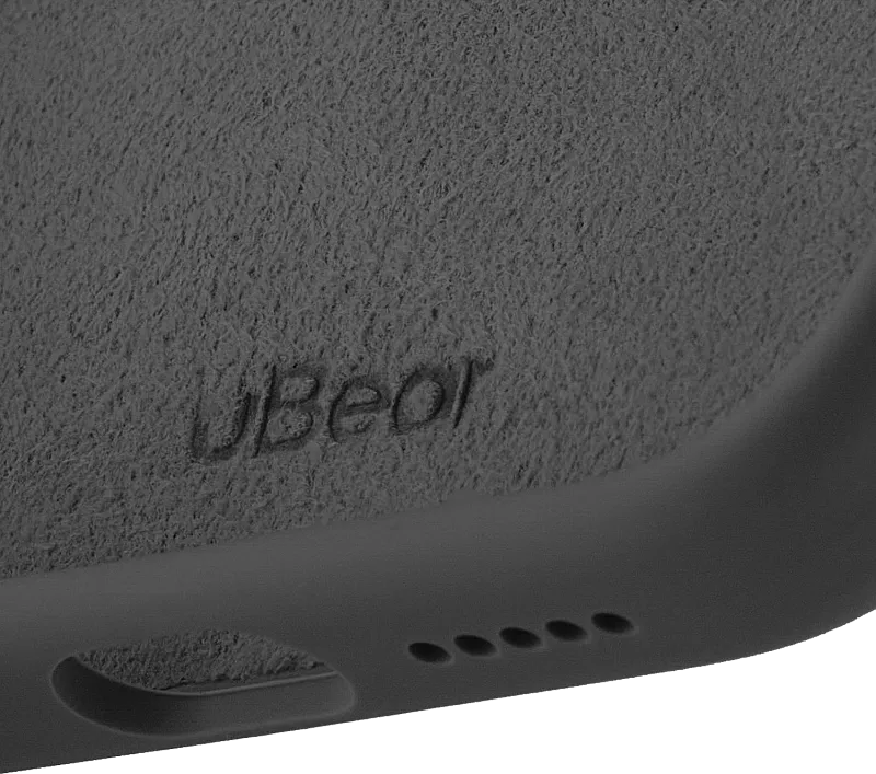 Чехол защитный uBear Touch Mag Case для iPhone 16, MagSafe совместимый, силикон, софт-тач, черный