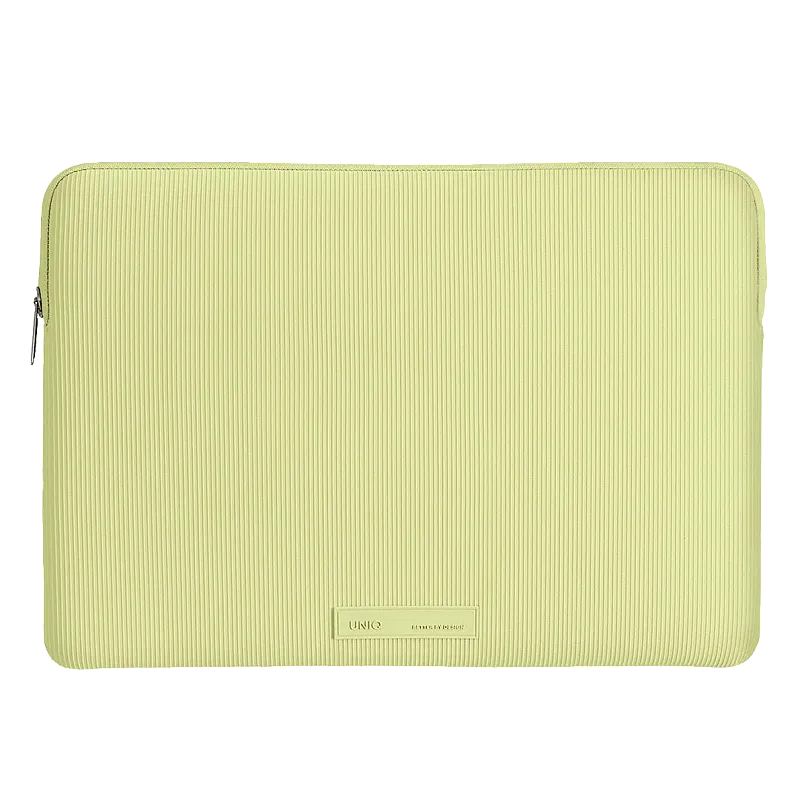 Чехол Uniq Cyprus Ridge Edition Neoprene Laptop Sleeve для MacBook Neo 13/Air 13, лаймовый