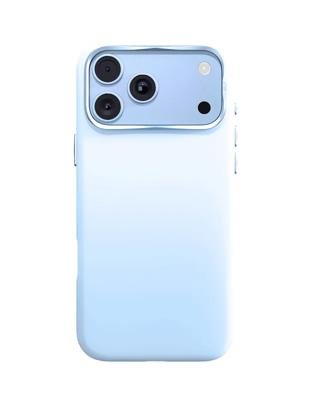Чехол защитный VLP Aster Pro Case с MagSafe для iPhone 18 Pro Max, голубой