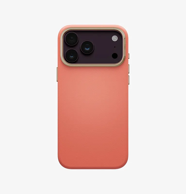 Чехол Uniq Lyden Terracotta для iPhone 17 Pro/18 Pro, MagSafe, терракотовый