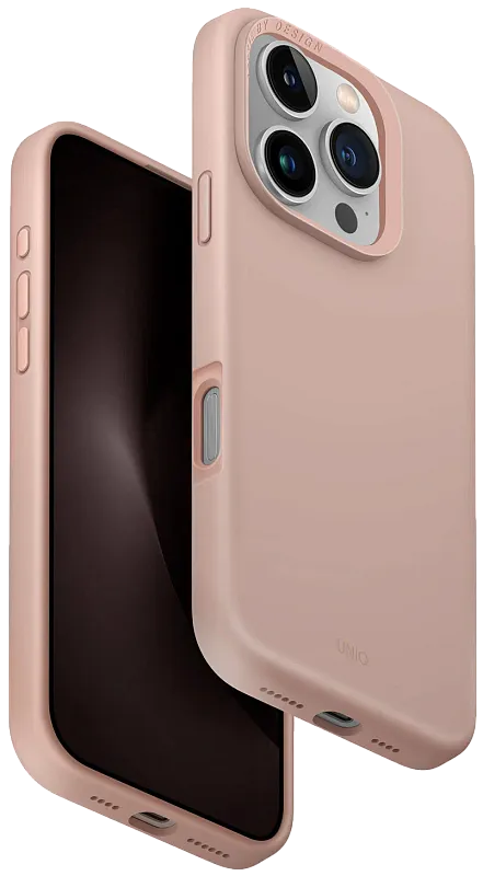 Чехол Uniq для iPhone 16 Pro LINO Pink (MagSafe)