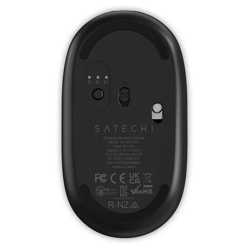 Беспроводная Bluetooth‑мышь Satechi OntheGo, чёрный