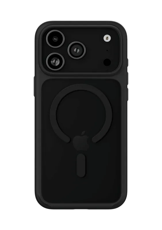 Чехол защитный uBear Shade Case для iPhone 17 Pro Max, MagSafe, чёрный